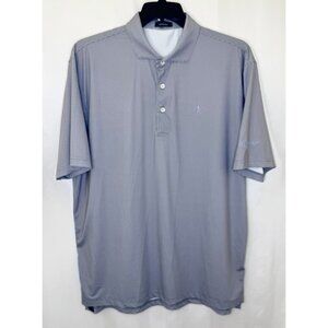 Turtleson Performance Polo Golf Shirt Men's X-Large Short Sleeve Micro Check